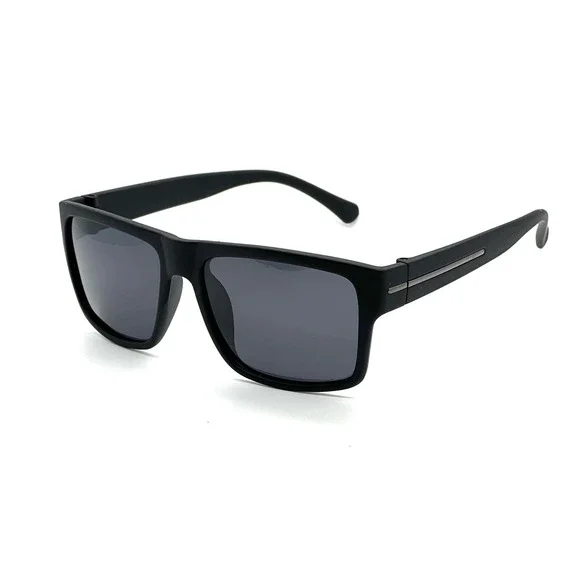 Mens Rectangular Sunglasses Polarized Driving Fishing Shades‎ Black Outdoor Work - Picture 7 of 13